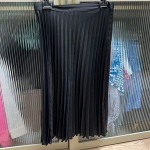 Zara Black Pleated Skirt